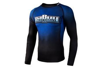 Rashguard termoaktywny Pit Bull L-S Rash Scratch - Niebieski