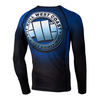 Rashguard termoaktywny Pit Bull L-S Rash Scratch - Niebieski