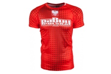 Rashguard termoaktywny Pit Bull T-S Raster Polska - Czerwony