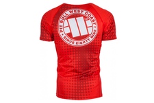 Rashguard termoaktywny Pit Bull T-S Raster Polska - Czerwony