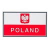 Emblemat Flaga PL z godłem (90 x 50 mm) Standard