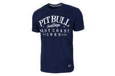 Koszulka Pit Bull Oldschool Logo - Granatowa