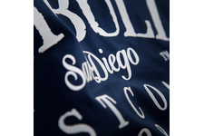 Koszulka Pit Bull Oldschool Logo - Granatowa
