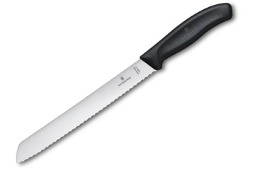 Nóż kuchenny Victorinox do chleba, 21 cm, czarny