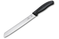 Nóż kuchenny Victorinox do chleba, 21 cm, czarny