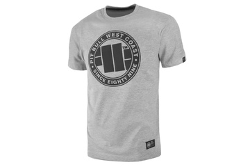 Koszulka Pit Bull Chest Logo - Szara