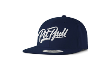 Czapka Pit Bull Snapback Flat Classic El Jefe - Granatowa