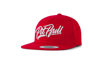 Czapka Pit Bull Snapback Flat Classic El Jefe - Czerwona