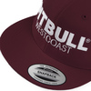 Czapka Pit Bull Snapback Flat TNT - Bordowa