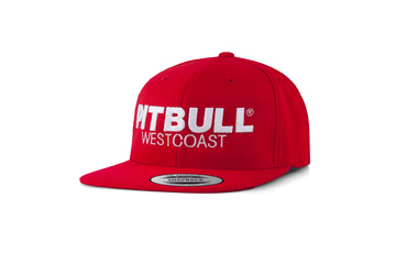 Czapka Pit Bull Snapback Flat TNT - Czerwona