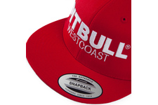 Czapka Pit Bull Snapback Flat TNT - Czerwona