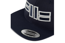 Czapka Pit Bull Snapback Flat Logo Front - Granatowa