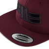 Czapka Pit Bull Snapback Flat Logo Front - Bordowa