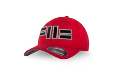 Czapka Pit Bull Full Cap Classic Logo Front - Czerwona