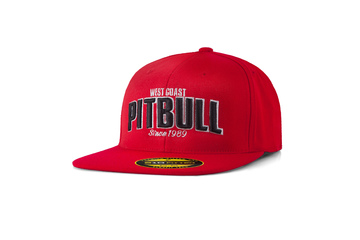 Czapka Pit Bull Full Cap Flat Since 1989 - Czerwona