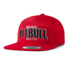 Czapka Pit Bull Snapback Flat Since 1989 - Czerwona