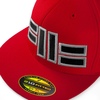 Czapka Pit Bull Snapback Flat Logo Front Czerwona