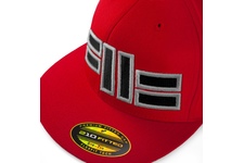 Czapka Pit Bull Snapback Flat Logo Front Czerwona