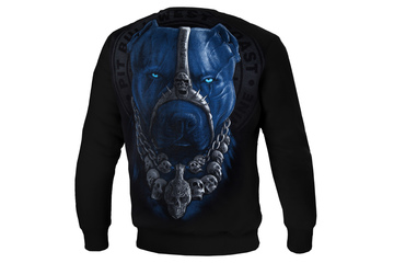 Bluza Pit Bull Skull Dog - Czarna