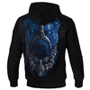 Bluza z kapturem Pit Bull Skull Dog 18 - Czarna