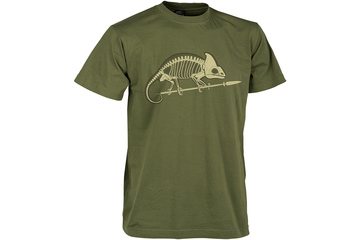 t-shirt Helikon szkielet kameleona US green
