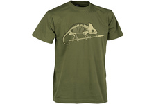 t-shirt Helikon szkielet kameleona US green