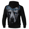 Bluza z kapturem Pit Bull Blue Eyed Devil - Czarna