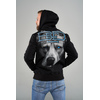 Bluza z kapturem Pit Bull Blue Eyed Devil - Czarna