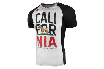 Rashguard termoaktywny Pit Bull T-S California Flag 18 - Czarny