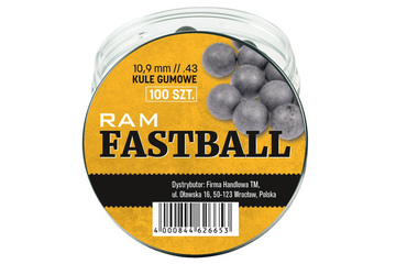 Kule gumowe Umarex RAM Fastball .43 - 100 szt.