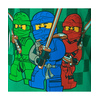 Koszulka dziecięca z długim rękawem Trzej Ninja LEGO WEAR Ninjago