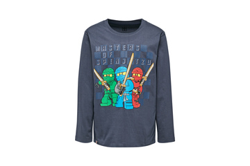 Koszulka dziecięca z długim rękawem Trzej Ninja LEGO WEAR Ninjago