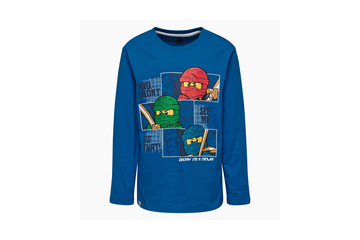 Koszulka dziecięca z długim rękawem Trzej Ninja LEGO WEAR Ninjago