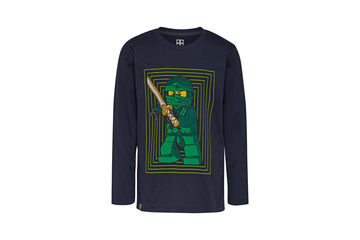 Koszulka dziecięca z długim rękawem Zielony Ninja LEGO WEAR Ninjago