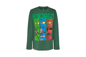 Koszulka dziecięca z długim rękawem Trzej Ninja LEGO WEAR Ninjago