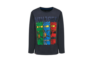 Koszulka dziecięca z długim rękawem Trzej Ninja LEGO WEAR Ninjago