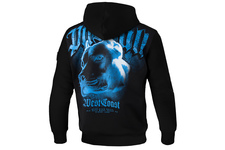 Bluza z kapturem Pit Bull Blue Eyed Devil VI - Czarna