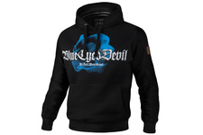 Bluza z kapturem Pit Bull Blue Eyed Devil VI - Czarna