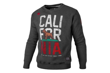 Bluza Pit Bull California Flag - Grafitowa