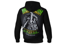 Bluza z kapturem Pit Bull Brazilian Jiu Jitsu - Czarna