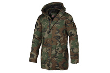 Kurtka z kapturem Pit Bull Hemlock II Woodland Camo