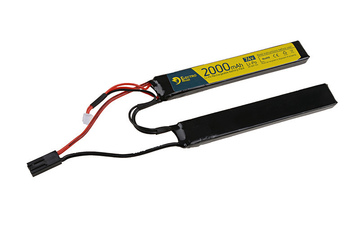 Akumulator Electro River LiPo 7,4V 2000mAh 15/30C - 2 modułowy