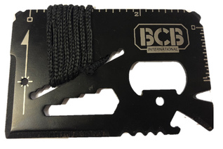 Karta survivalowa BCB Mini Work Tool Black