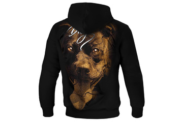 Bluza z kapturem Pit Bull Eyes Of The Dog - Czarna