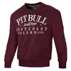 Bluza Pit Bull Oldschool Logo - Bordowy