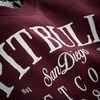 Bluza Pit Bull Oldschool Logo - Bordowy