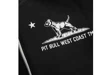 Bluza z kapturem Pit Bull Cal Flag - Czarna