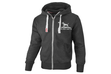 Bluza z kapturem Pit Bull Cal Flag - Grafitowa
