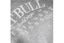 Bluza z kapturem Pit Bull Oldschool Logo - Szara