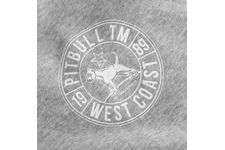 Bluza z kapturem Pit Bull Oldschool Logo - Szara